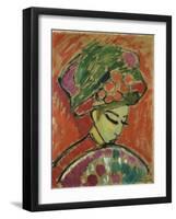 Girl in Turban, 1910-Alexej Von Jawlensky-Framed Giclee Print