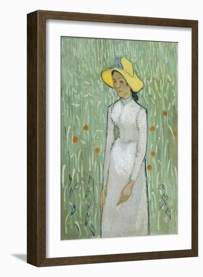 Girl in White, 1890-Vincent van Gogh-Framed Giclee Print