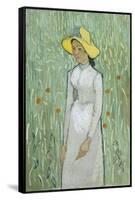 Girl in White, 1890-Vincent van Gogh-Framed Stretched Canvas