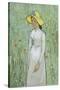 Girl in White, 1890-Vincent van Gogh-Stretched Canvas