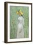 Girl in White, 1890-Vincent van Gogh-Framed Premium Giclee Print