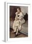 Girl in White Dress (Oil on Canvas)-Samuel John Peploe-Framed Giclee Print