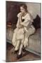Girl in White Dress (Oil on Canvas)-Samuel John Peploe-Mounted Giclee Print