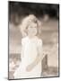 Girl in White Dress-Philip Gendreau-Mounted Photographic Print