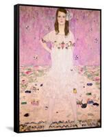 Girl in White-Gustav Klimt-Framed Stretched Canvas