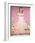 Girl in White-Gustav Klimt-Framed Premium Giclee Print