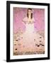 Girl in White-Gustav Klimt-Framed Giclee Print