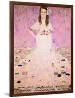 Girl in White-Gustav Klimt-Framed Giclee Print