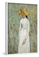 Girl in White-Vincent van Gogh-Framed Art Print