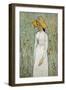 Girl in White-Vincent van Gogh-Framed Art Print