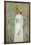 Girl in White-Vincent van Gogh-Framed Art Print