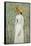 Girl in White-Vincent van Gogh-Framed Stretched Canvas