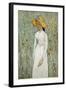 Girl in White-Vincent van Gogh-Framed Art Print