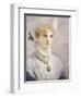 Girl in White-Daniele Ranzoni-Framed Giclee Print