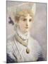 Girl in White-Daniele Ranzoni-Mounted Giclee Print
