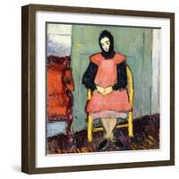 Girl in Yellow Chair, 1906-07-Alexej Von Jawlensky-Framed Giclee Print