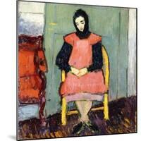 Girl in Yellow Chair, 1906-07-Alexej Von Jawlensky-Mounted Giclee Print