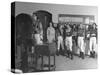 Girl Jockey's Weighing in Before Race-Peter Stackpole-Stretched Canvas