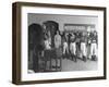 Girl Jockey's Weighing in Before Race-Peter Stackpole-Framed Photographic Print