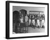 Girl Jockey's Weighing in Before Race-Peter Stackpole-Framed Photographic Print