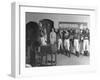 Girl Jockey's Weighing in Before Race-Peter Stackpole-Framed Photographic Print