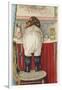 Girl Leaning over Sink Little Mischief-null-Framed Giclee Print