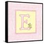 Girl Letter E-Vision Studio-Framed Stretched Canvas