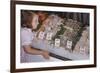 Girl Looking at Seafood Display-William P. Gottlieb-Framed Photographic Print