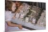 Girl Looking at Seafood Display-William P. Gottlieb-Mounted Photographic Print