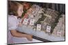 Girl Looking at Seafood Display-William P. Gottlieb-Mounted Photographic Print