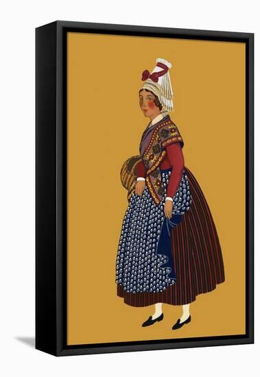 Girl of Normandy-Elizabeth Whitney Moffat-Framed Stretched Canvas