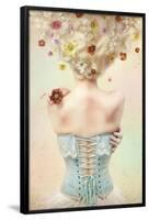 Girl of the Flower Garden-null-Framed Poster