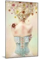 Girl of the Flower Garden-null-Mounted Poster