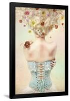 Girl of the Flower Garden-null-Framed Poster