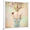 Girl of the Flower Garden-null-Framed Premium Giclee Print