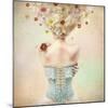 Girl of the Flower Garden-null-Mounted Art Print