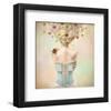 Girl of the Flower Garden-null-Framed Art Print