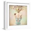 Girl of the Flower Garden-null-Framed Art Print