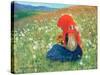 Girl of the Tatra, c.1905-07-Marianne Stokes-Stretched Canvas