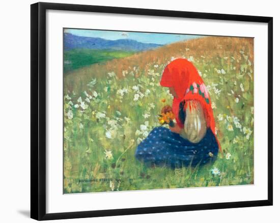 Girl of the Tatra, c.1905-07-Marianne Stokes-Framed Giclee Print