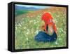 Girl of the Tatra, c.1905-07-Marianne Stokes-Framed Stretched Canvas