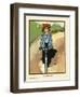 Girl on a Bike-Charles Robinson-Framed Art Print