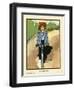 Girl on a Bike-Charles Robinson-Framed Art Print