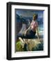 Girl on a Cliff, 1926-Harold Harvey-Framed Giclee Print