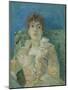 Girl on a Divan, Ca 1885-Berthe Morisot-Mounted Giclee Print