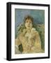 Girl on a Divan-Berthe Morisot-Framed Giclee Print