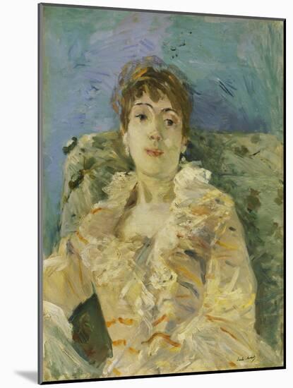 Girl on a Divan-Berthe Morisot-Mounted Giclee Print