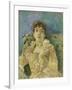 Girl on a Divan-Berthe Morisot-Framed Giclee Print