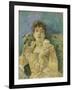 Girl on a Divan-Berthe Morisot-Framed Giclee Print