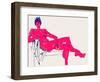 Girl on A Divan-Francesco Gulina-Framed Photographic Print